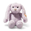 Steiff Tilda Hase 20cm lila, Plüschtier mit Schlappohren, Soft Cuddly Friends, Flauschiges Stofftier zum Kuscheln